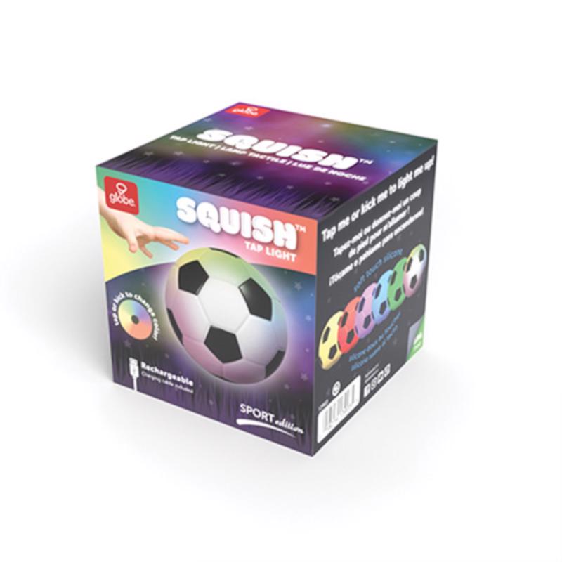Globe Electric Manual Battery Powered Soccer Ball LED Night Light, Pack of 2