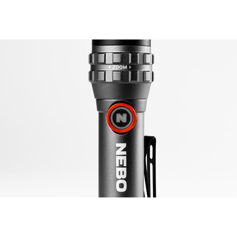 NEBO DaVinci 450 lm Black/Gray LED Flashlight 14500 Battery