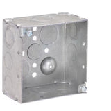 Southwire Old Work 30.3 cu in Square Galvanized Steel Electrical Box Silver