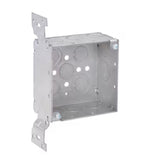 Southwire New and Old Work 30.3 cu in Square Galvanized Steel Electrical Box Silver