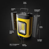 Feit 1000 lm LED Rechargeable Hanging Hook Work Light