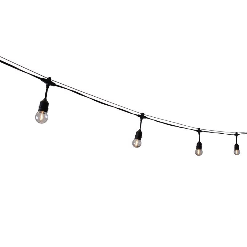 Belle Luci Holiday Bright Lights G40 Patio Light Set Warm White 50 ft. 24 lights