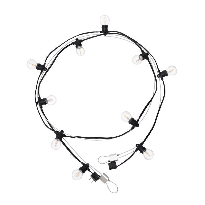 Belle Luci Holiday Bright Lights G40 Patio Light Set Warm White 50 ft. 24 lights