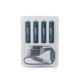 Pale Blue Earth AAA Lithium Batteries 4 pk Carded