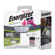 Energizer Pro Series 650 lm Gray/Green LED Rechargeable Head Lamp AAA Battery