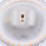 Westinghouse Color Changing Technology 1.25 in. H X 7.5 in. W X 7.5 in. L Frost Black Ceiling Fixtur