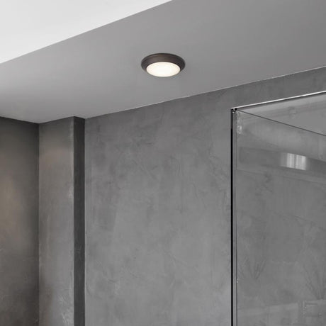 Westinghouse Color Changing Technology 1.25 in. H X 7.5 in. W X 7.5 in. L Frost Black Ceiling Fixtur