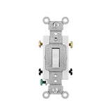Leviton 20 amps Double Pole Toggle AC Quiet Switch White 1 pk