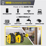 Champion 1850 W Gas/LP Portable Generator
