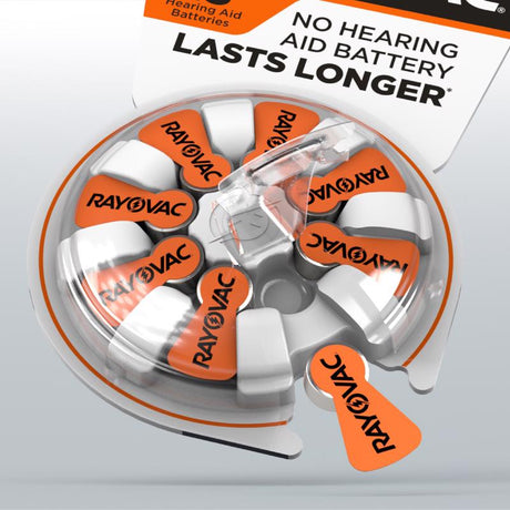 Rayovac Zinc Air 13 1.45 V Hearing Aid Battery 12 pk