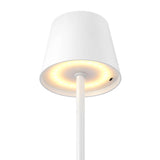 Globe Electric 15 in. Matte White Table Lamp