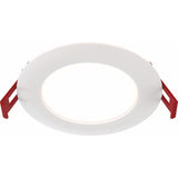 Juno Acuity Brands Lighting Matte White 3.17 in. W Aluminum LED Canless Recessed Downlight 14.5 W