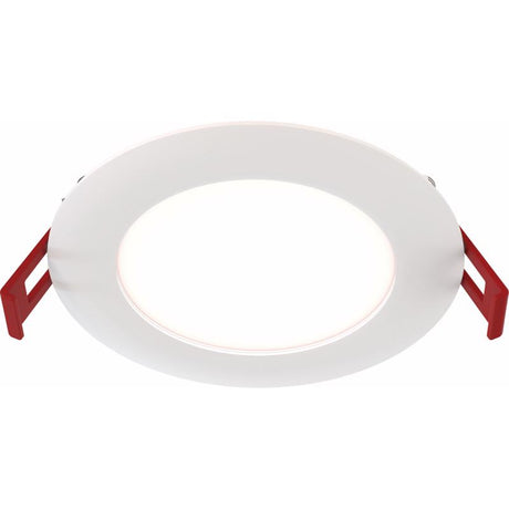 Juno Acuity Brands Lighting Matte White 3.17 in. W Aluminum LED Canless Recessed Downlight 14.5 W