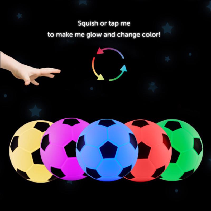 Globe Electric Manual Battery Powered Soccer Ball LED Tap Light