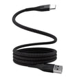 Statik Magstack USB-A to USB-C Cable 3.3 ft. Black, Pack of 6
