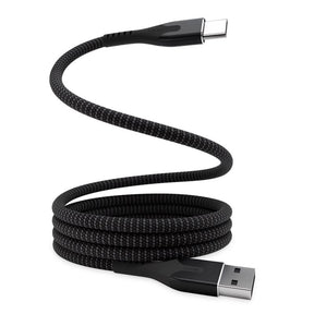 Statik Magstack USB-A to USB-C Cable 3.3 ft. Black, Pack of 6