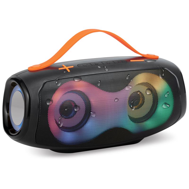 iLive Wireless Bluetooth Weather Resistant Color Changing Speaker, Pack of 4