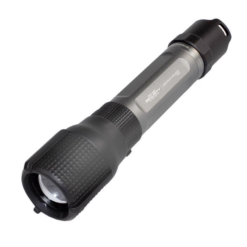 Police Security Zephyr-RS Tactical 550 lm Black/Gray LED Rechargeable Flashlight 14500 Battery