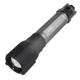 Police Security Zephyr-R Tactical 1500 lm Black/Gray LED Rechargeable Flashlight 18650 Battery