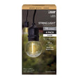 Feit G16 E26 (Medium) Filament LED Bulb Warm White 11 Watt Equivalence 4 pk