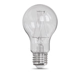 Feit A19 E26 (Medium) Filament LED Bulb Adjustable White 60 Watt Equivalence 2 pk