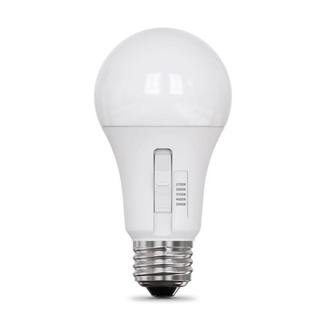 Feit A19 E26 (Medium) LED Bulb Adjustable White 40 Watt Equivalence 4 pk