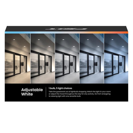 Feit PAR30SN E26 (Medium) Smart-Enabled LED Bulb Adjustable White 75 Watt Equivalence 2 pk
