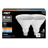 Feit PAR38 E26 (Medium) LED Bulb Adjustable White 120 Watt Equivalence 2 pk