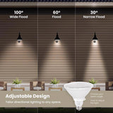 Feit PAR38 E26 (Medium) LED Bulb Adjustable White 90 Watt Equivalence 1 pk