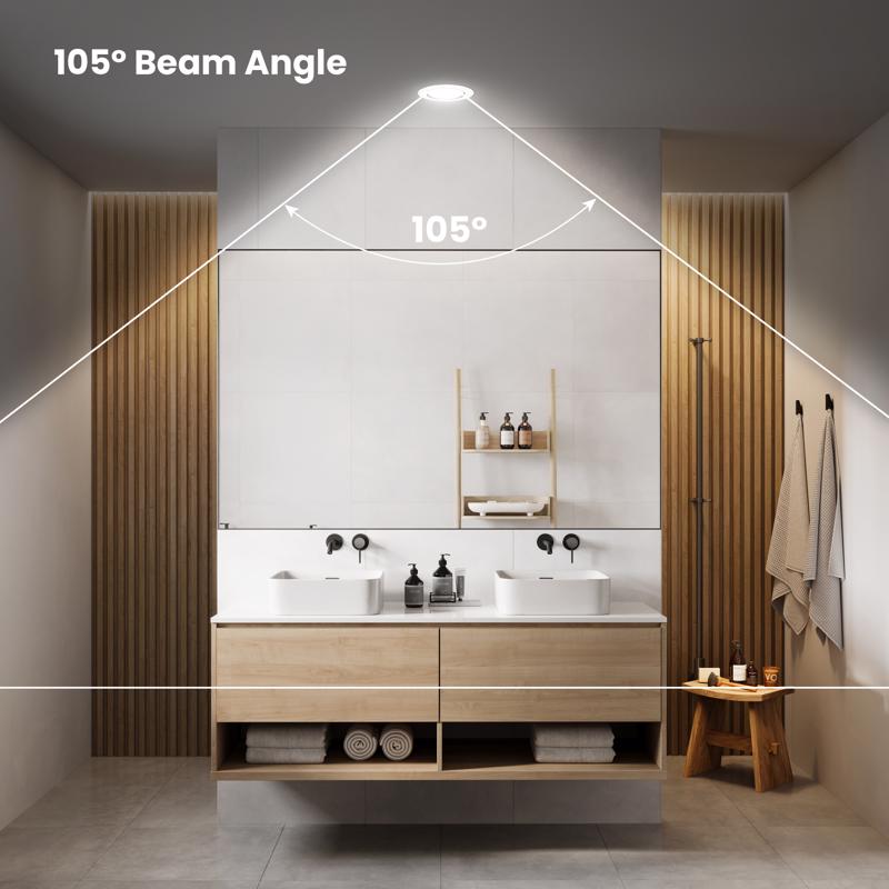 Feit BR30 E26 (Medium) LED Bulb Soft White 100 Watt Equivalence 6 pk