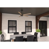 Hunter Burton 52 in. Bronze Indoor and Outdoor Ceiling Fan