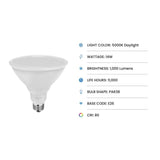 Feit PAR38 E26 (Medium) LED Bulb Daylight 90 Watt Equivalence 2 pk