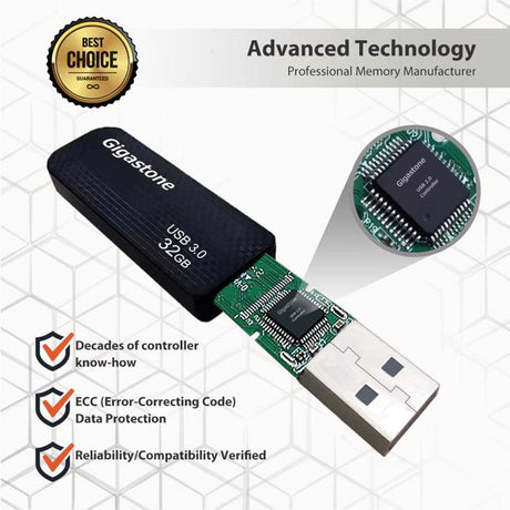 Gigastone Z30 Flash Drive 32 GB 1 pk