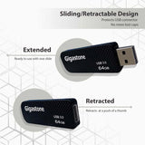 Gigastone Flash Drive 64 GB 1 pk