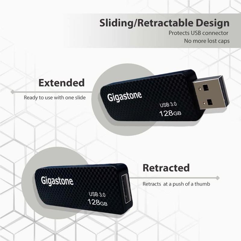 Gigastone Z30 Flash Drive 128 GB 1 pk