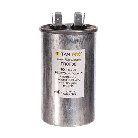 Titan Pro 30 MFD 440 V Round Run Capacitor