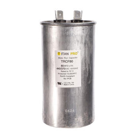Titan Pro 80 MFD 440 V Round Run Capacitor