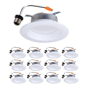 Halo Bright White 4 in. W LED Recessed Downlight 8 W