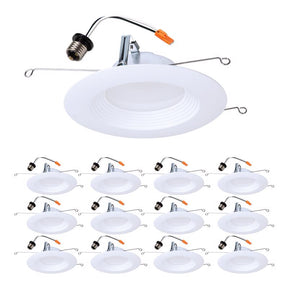 Halo Bright White 5/6 in. W LED Recessed Downlight 10.4 W