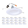 Halo Bright White 5/6 in. W LED Recessed Downlight 10.4 W