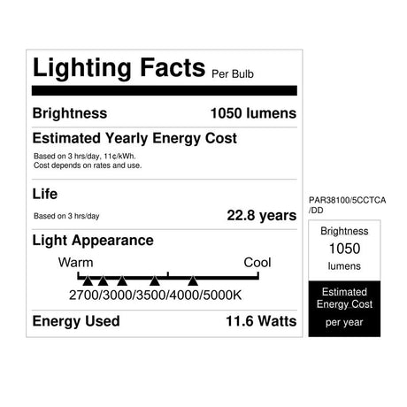 Feit PAR38 E26 (Medium) LED Dusk to Dawn Bulb Color Changing 100 Watt Equivalence 1 pk