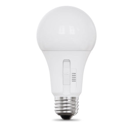 Feit A19 E26 (Medium) LED Bulb Adjustable White 100 Watt Equivalence 1 pk