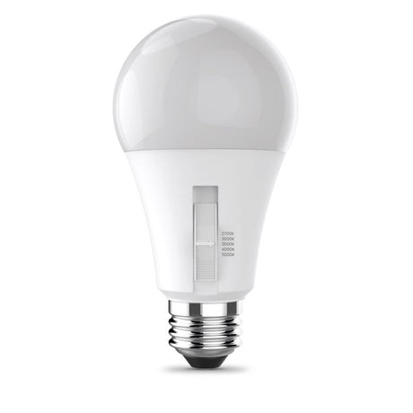 Feit A19 E26 (Medium) LED Bulb Adjustable White 50/75/150 Watt Equivalence 1 pk