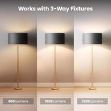 Feit A19 E26 (Medium) LED Bulb Adjustable White 50/75/150 Watt Equivalence 1 pk