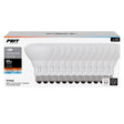 Feit BR30 E26 (Medium) LED Bulb Adjustable White 65 Watt Equivalence 12 pk