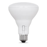 Feit BR30 E26 (Medium) LED Bulb Adjustable White 65 Watt Equivalence 12 pk