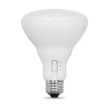 Feit BR30 E26 (Medium) LED Bulb Adjustable White 65 Watt Equivalence 2 pk