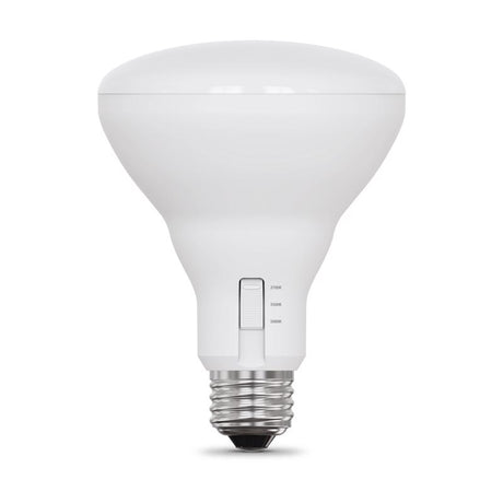 Feit BR30 E26 (Medium) LED Bulb Adjustable White 65 Watt Equivalence 2 pk
