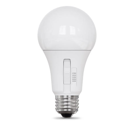 Feit A21 E26 (Medium) LED Bulb Adjustable White 100 Watt Equivalence 4 pk