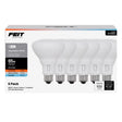 Feit BR30 E26 (Medium) LED Bulb Adjustable White 65 Watt Equivalence 6 pk